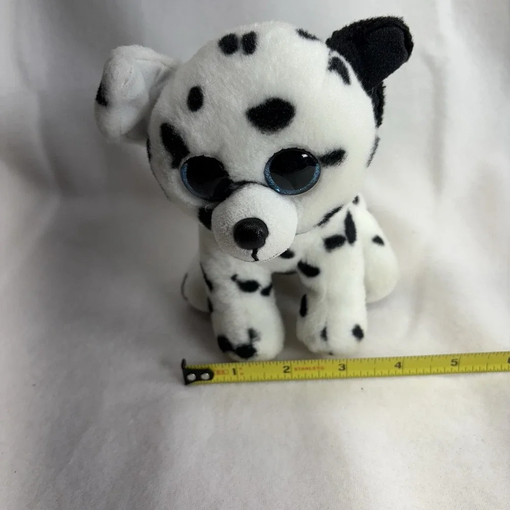 Ty Catcher Velvety-‎ FETCH the Dalmatian Dog 7 In (GLITTER / SPARKLE EYES)